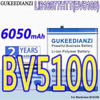 Didelės talpos GUKEEDIANZI baterija Li616077HTT (BV5100) 6050mAh skirta Blackview BV5100